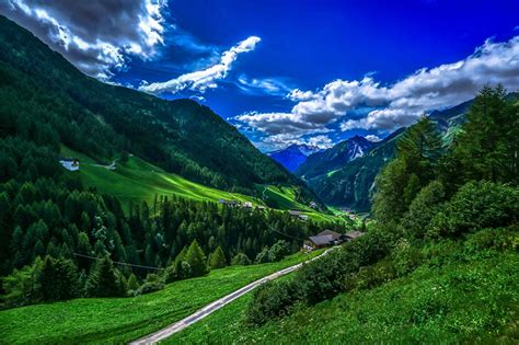 Fonds Decran Italie Montagnes Forêts Ciel Photographie De Paysage