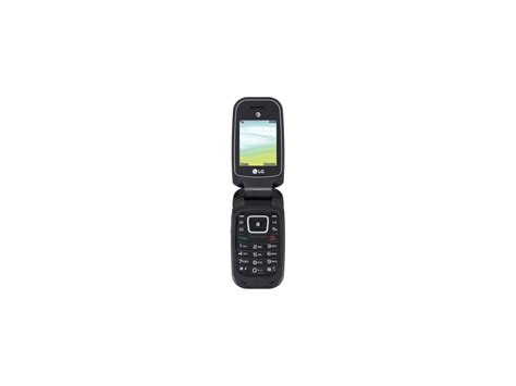 Lg B470 Atandt Gophone Prepaid Basic Flip Phone Black
