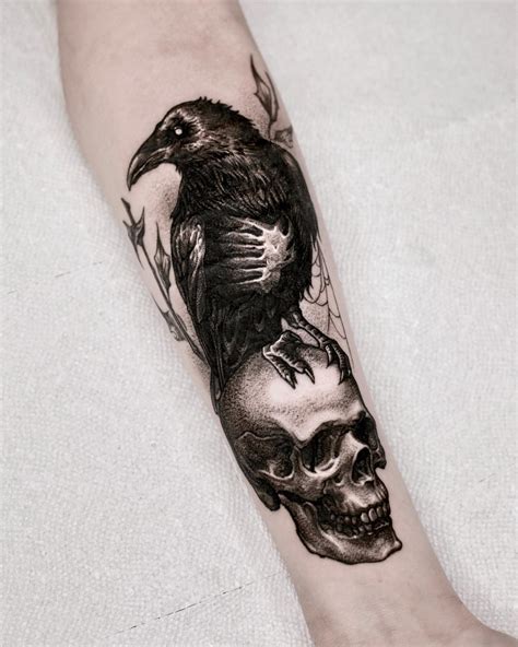 Discover More Than 78 Raven Tattoo Forearm Latest Ineteachers