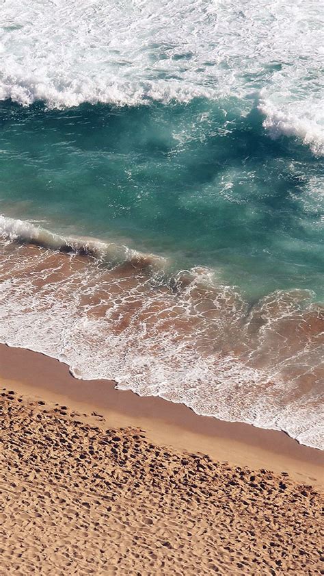 Beach Wave Coast Nature Sea Water Summer Iphone 5s Wallpaper Download