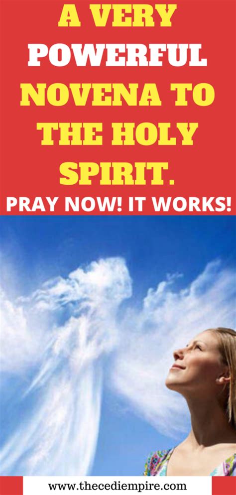 A Very Powerful Novena To The Holy Spirit Daily Prayer Holy Spirit