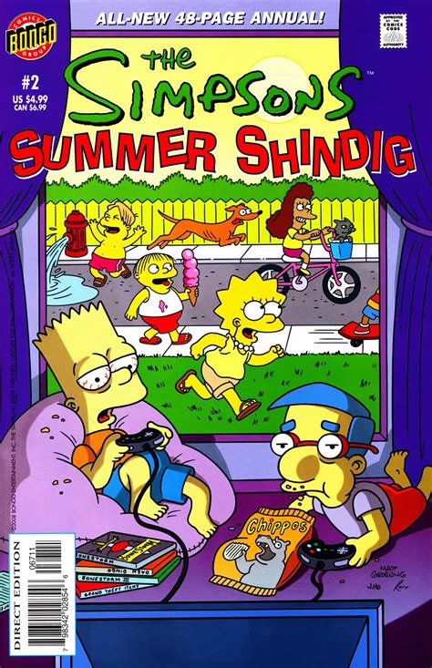 Read Online The Simpsons Summer Shindig Comic Issue 2
