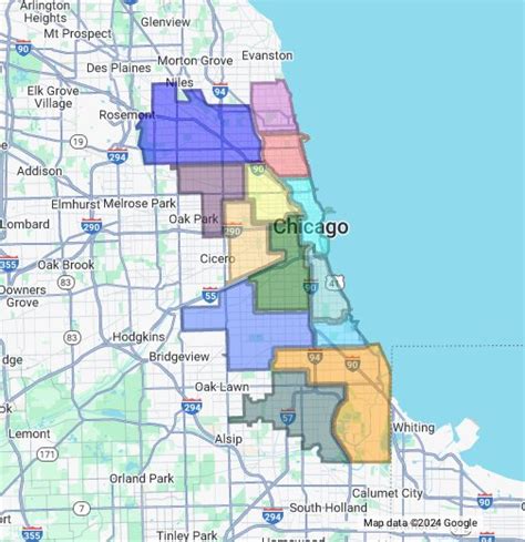 Chicago Police Zone Map