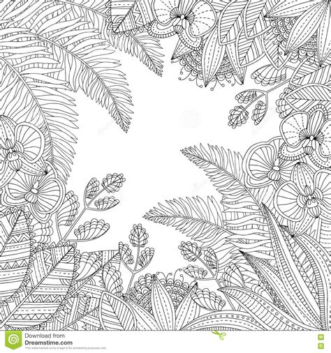 • if you're here to self promote a book or coloring page (etc) please add the flair self promotion, and read the rules. Vector Hand Drawn Tropical Illustration With Exotic Leaves ...