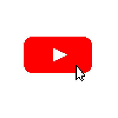 Pixilart Youtube Logo By Marmalade Man