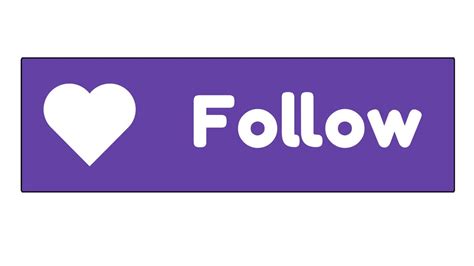 Follow Me Button Twitch