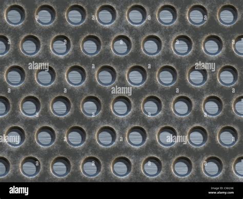 Metal With Holes Stock Photo Alamy