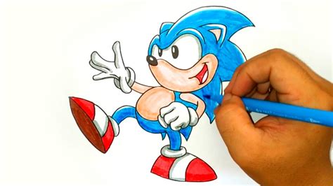 How To Draw Sonic The Hedgehog Classic Sonic Kungfu Game Sega