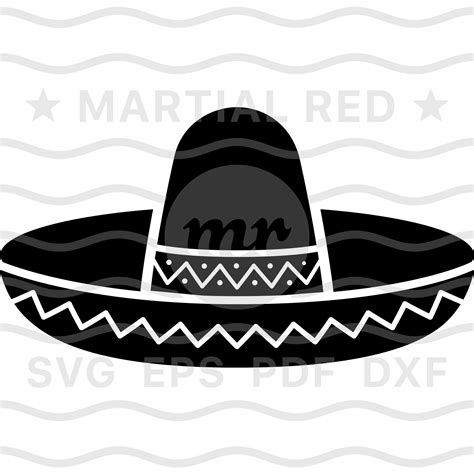 Sombrero Svg Sombrero Hat Svg Cinco De Mayo Svg Mexican Hat Etsy