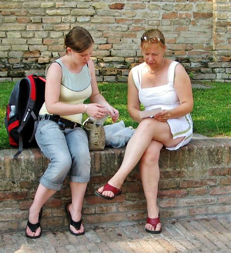 Ravenna Tourists July Russian Legs Candid Flickr