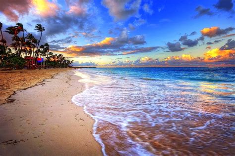 Tropical Beach Sunset Image Id 9601 Image Abyss
