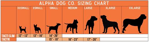 Dog Size Comparison Chart