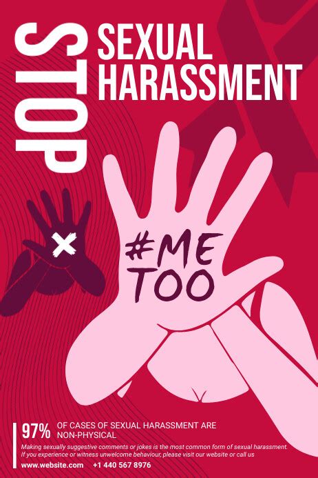 232 Free Stop Sexual Harassment Templates Postermywall