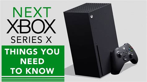 Next Xbox Series X 10 Things You Need To Know Youtube