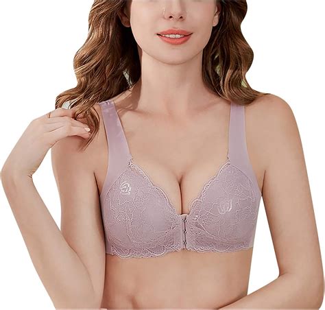 7789 front closure push up lift bra no wire support bras for women sexy underwear amazon ca