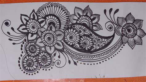 Contoh gambar henna mudah bisa anda dpatkan hanya di blog ini blog gambar henna. MOTIF HENNA #18 - YouTube