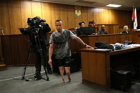 Convicted Killer Oscar Pistorius Walks Without Prosthetic Legs In Court