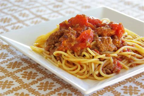 Receta De Espaguetis Con Carne Picada Y Tomate F Ciles Pasos