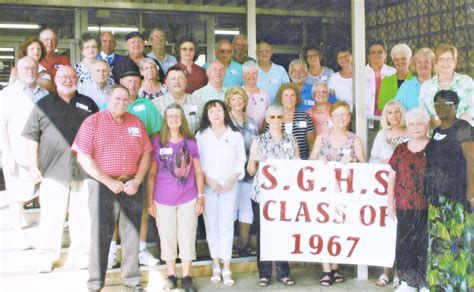 Sghs Class Of 1967 Gathers For 50th Reunion Living
