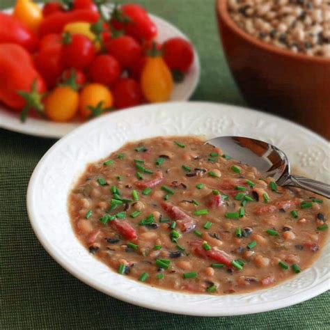 smoky black eyed pea and ham soup the daring gourmet