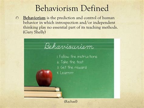 Ppt Behaviorism In The Classroom Powerpoint Presentation Free