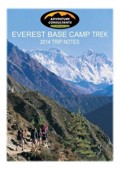 Everest Base Camp Trek Adventure Consultants