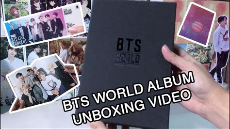 Bts World Album Unboxing Video Youtube