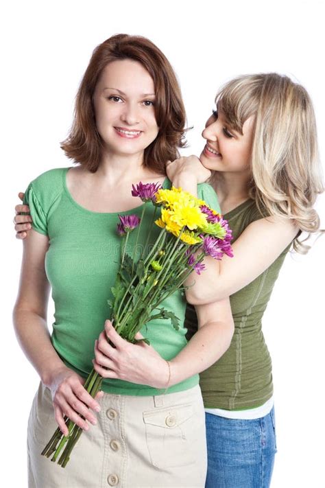 Mother And Daughter Celebrating Mother S Day Stock Image Image Of