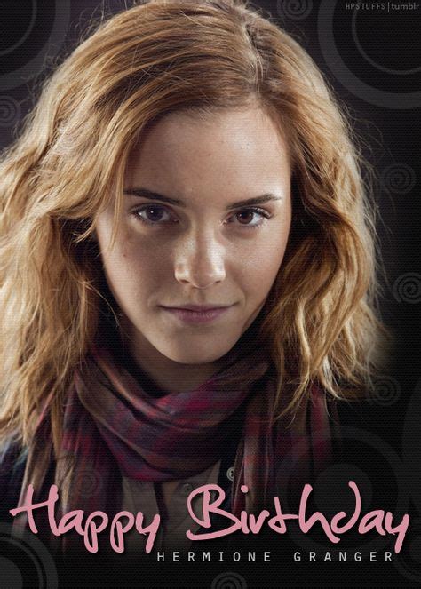 Happy Birthday Hermione Granger Sept 19th