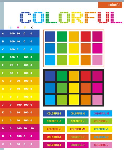 Colorful Color Schemes Color Combinations Color Palettes For Print