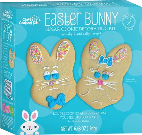 Easter Bunny Pre Baked Sugar Cookie Kit Crafty Cooking Kits