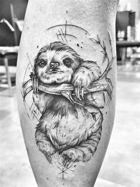 Slowly But Surely Sloth Tattoo I Got Earlier This Week Done By