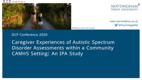Pdf Caregiver Experiences Of Autistic Spectrum Disorder Assessments Within A Community Camhs