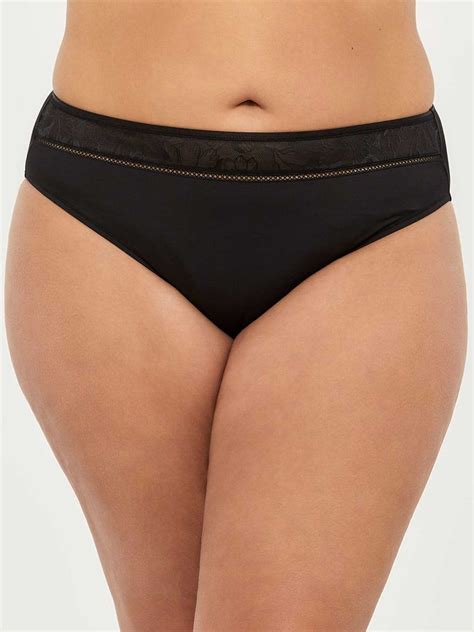 high cut brief panty with lace ti voglio penningtons
