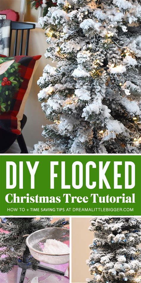 How To Flock A Christmas Tree Christmas Tree Storage Christmas Tree