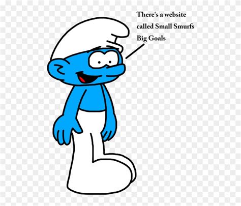 Smurf Talks About Small The Smurfs Clipart Pinclipart