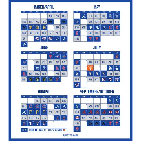 Ny Mets Schedule Printable