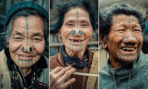 The Plug Nose Women Of India Portraits Show Apatani Ladies Daily