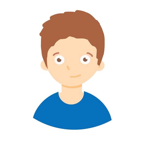 Premium Vector Male Student Icon In Cartoon Flat Style