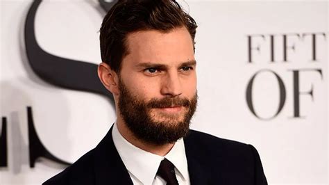 Smiling Jamie Dornan Pictured With 50 Shades Of Grey Author As He