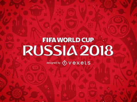 Russia 2018 Fifa World Cup Pattern Vector Download