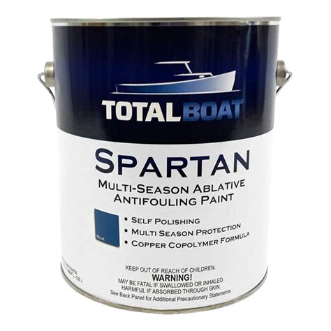 Totalboat Spartan Blue Gallon Boat Bottom Antifouling Paint Flat Blue
