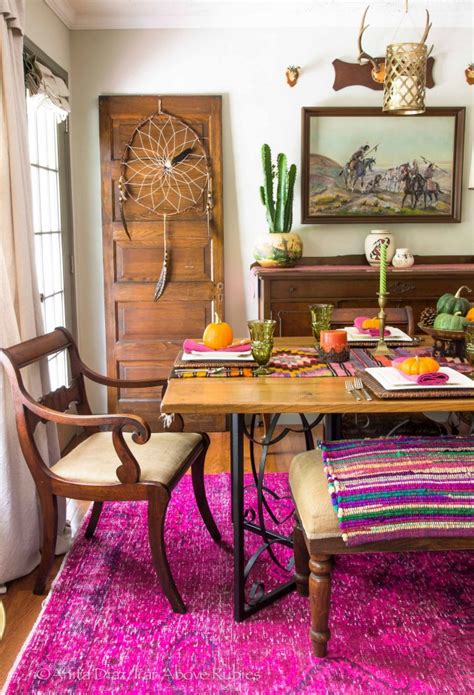 Storage, a house and garden book, melinda davis, pantheon books, new york, 1978. colorful-boho-dining-room-fall - Kelly Elko