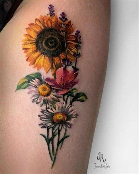 Pin By Brooke 01 On ☮♪♫tats☮♪♫☮ Sunflower Tattoo Sleeve