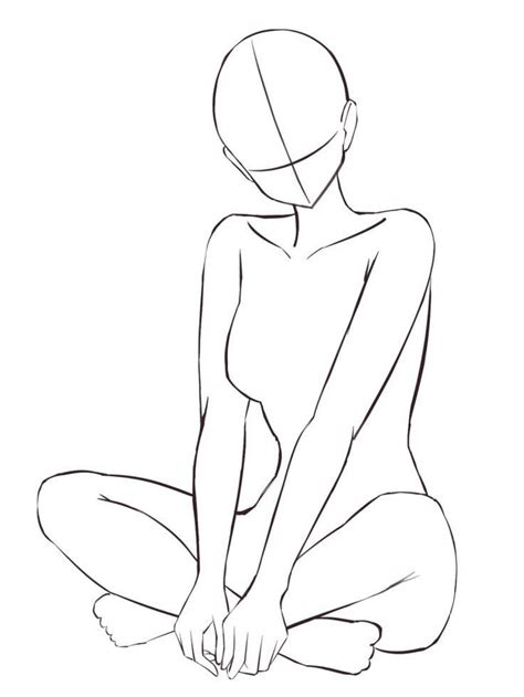 pin by delfordiyan on nice anime poses reference body base drawing female drawing base