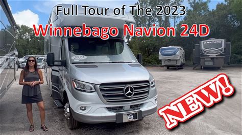 Tour The New 2023 Winnebago Navion 24d C Class Rv Built On The Mercedes