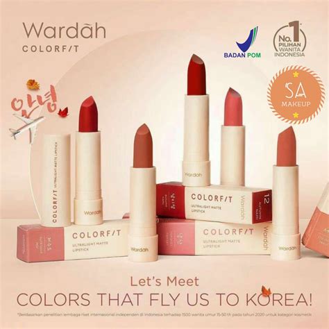 Wardah Colorfit Ultralight Matte Lipstick Wardah Ultralight Matte