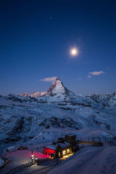 Matterhorn At Night 500px Beautiful Places Nature Scenic Pictures