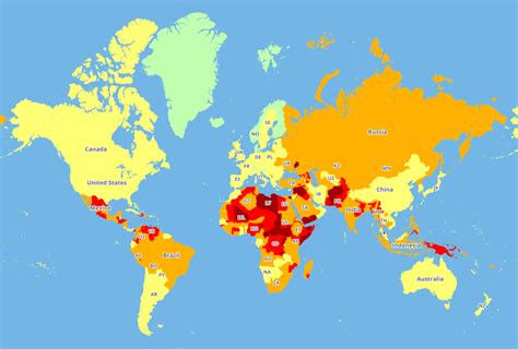 These Are The Most Dangerous Countries In The World Right Now