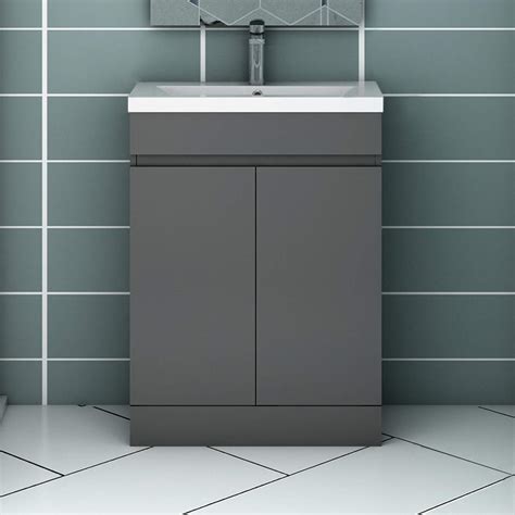 Buy Acezanble 500600mm Modern Bathroom Vanity Unit With Basinfreestanding Wall Hung Cabinet